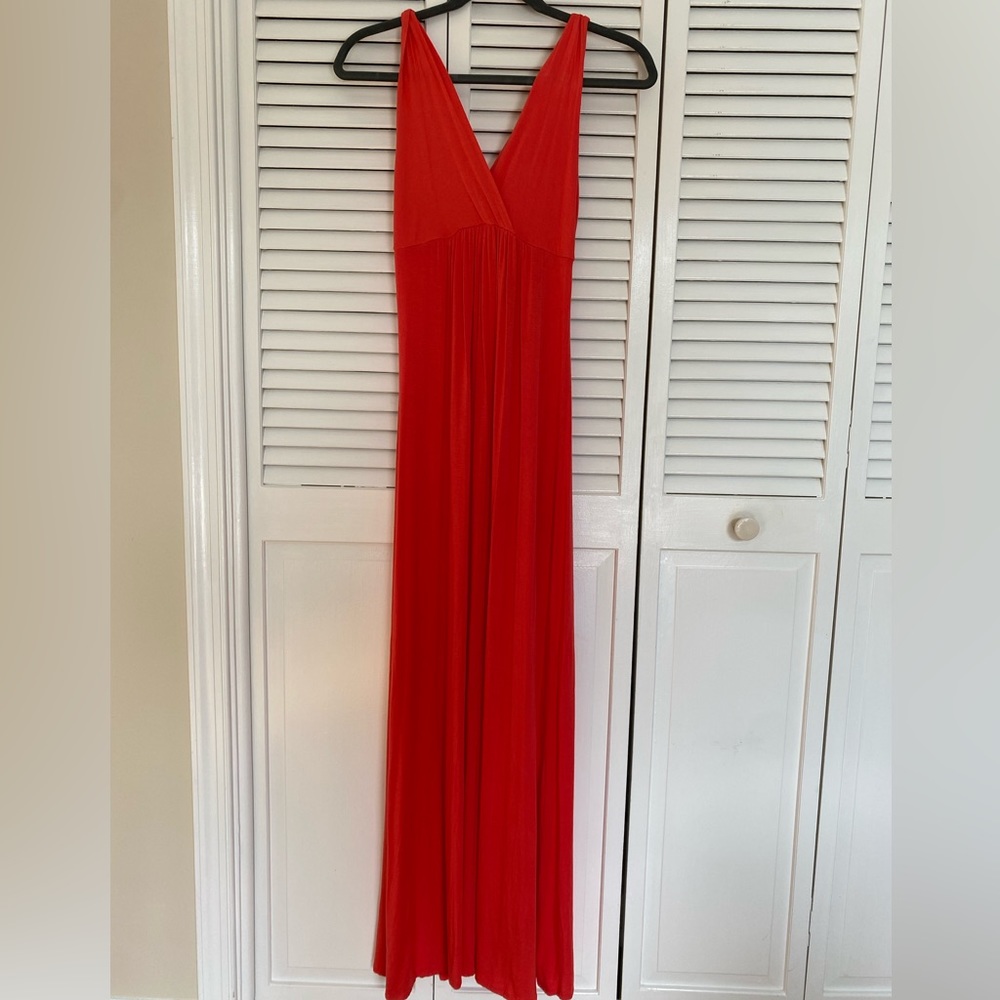 Coral Maxi Dress
